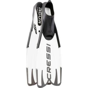 image:imageCressi Adult Full Foot Pocket Diving Fins  High Propulsion Efficiency with Less Effort  Comfortable Flexible Foot Pocket  Agua Fins Made in ItalyWhite