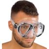 image:imageCressi Adult Scuba Driving Snorkeling and Freediving Mask  Soft Comfortable Silicone  Ranger Designed in ItalyClearBlack 