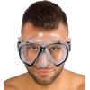 image:imageCressi Adult Scuba Driving Snorkeling and Freediving Mask  Soft Comfortable Silicone  Ranger Designed in ItalyClearBlack 