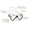 image:imageCressi Adult Scuba Driving Snorkeling and Freediving Mask  Soft Comfortable Silicone  Ranger Designed in ItalyClearBlack