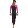 image:imageCressi Womens Full Front Zip Wetsuit for Swimming Snorkeling Scuba Diving  Thermal 2 mm Neoprene  Lido Long Designed in ItalyBlackPink