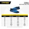 image:imageCressi Coral Shoes Unisex Coral Beach Shoes  Blue EU 37US 5US 45Coral