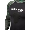image:imageCRESSI Adult Camouflage Hooded Rash Guard  Neoprene Padded Chest  Cobia get the Hunter EquipmentCamo Green
