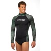 image:imageCRESSI Adult Camouflage Hooded Rash Guard  Neoprene Padded Chest  Cobia get the Hunter EquipmentCamo Green