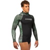 image:imageCRESSI Adult Camouflage Hooded Rash Guard  Neoprene Padded Chest  Cobia get the Hunter EquipmentCamo Green