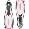 image:imageCressi Scuba Diving Fins  Reactive Open Heel with Bungee Strap  Reaction EBS Made in ItalyWhitePink D