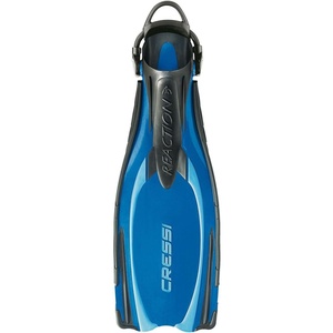 image:imageCressi Scuba Diving Fins  Reactive Open Heel with Bungee Strap  Reaction EBS Made in ItalyBlue