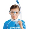 image:imageCressi Kids C Estrella VIP Jr ClearLime Junior SnorkelingDiving Combo SetBlue