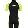 image:imageCressi Little Shark Wetsuit 2mm Junior Short Suit for Diving Snorkeling and SwimmingSchwarzlime