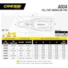 image:imageCressi Unisexs Boys Agua FinsAquamarine 33Size 34 Kid 12 3334