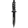 image:imageCressi Large Big Knife with Sheath  Black Coating Tempered AISI 420 Japanese Staineless Steel Blade  Giant Designed in Italy