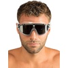 image:imageCressi Skylight Swim Goggles  Wide Vision amp AntiFog Swim Mask  UV Protection Pool Goggles  Silicone Strap Swimming GearClearBlackGrey