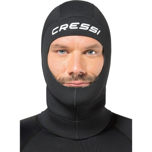 image:imageAdult Unisex Neoprene Diving Hood 3mm Thick  Scuba Diving Snorkeling Surfing  Solo Hood Designed in Italy by CressiBlack