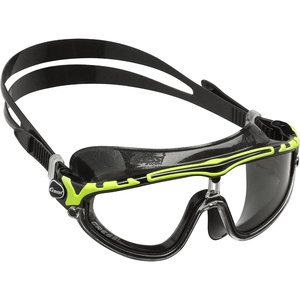 image:imageCressi Skylight Swim Goggles  Wide Vision amp AntiFog Swim Mask  UV Protection Pool Goggles  Silicone Strap Swimming GearBlackBlackLime