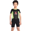 image:imageCressi Smoby Shorty Wetsuit  Premium Neoprene 2 mm Shorty Wetsuit Unisex ChildrensBlackFluo Green