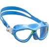 image:imageCressi Comfortable Swim Mask for Young aged from 7 to 15 ideal for pool and outdoor  Mini Cobra made in ItalyAzureLime