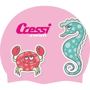 image:imageCressi Silicone Swimming Cap Comfortable and Stylish  Quality Since 1946Pink