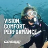 image:imageCressi Premium Quality Snorkeling Adult Set  Big Eyes Evolution amp Alpha Ultra Dry made in ItalyClearYellow