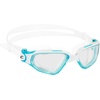 image:imageCRESSI Clear Eyes Swim Goggles  Soft Silicone Seal for Swimming Mask  AntiFog Water Goggles  Impact Resistant Swim GearWhiteAquamarine