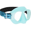 image:imageCressi Adult Snorkel Mask  Lightweight Impact Resistant Lenses for Novice Swimmers  Force  Designed in ItalyIce CyanCoral Blue