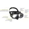 image:imageCressi Adult Snorkeling Set  Mask amp Snorkel  Premium Comfortable Silicone Mask  Dry Top Snorkel  Designed in ItalyBlackBlack