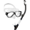 image:imageCressi Adult Snorkeling Set  Mask amp Snorkel  Premium Comfortable Silicone Mask  Dry Top Snorkel  Designed in ItalyClearBlack