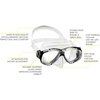 image:imageCressi Adult Snorkeling Set  Mask amp Snorkel  Premium Comfortable Silicone Mask  Dry Top Snorkel  Designed in ItalyClearBlack