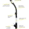 image:imageCressi Adult Snorkeling Set  Mask amp Snorkel  Premium Comfortable Silicone Mask  Dry Top Snorkel  Designed in ItalyClearBlack