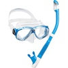 image:imageCressi Adult Snorkeling Set  Mask amp Snorkel  Premium Comfortable Silicone Mask  Dry Top Snorkel  Designed in ItalyClearBlue