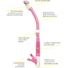 image:imageCressi Adult Snorkeling Set  Mask amp Snorkel  Premium Comfortable Silicone Mask  Dry Top Snorkel  Designed in ItalyClearPink