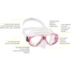 image:imageCressi Adult Snorkeling Set  Mask amp Snorkel  Premium Comfortable Silicone Mask  Dry Top Snorkel  Designed in ItalyClearPink