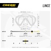 image:imageCressi Adult Snorkeling Set  Mask amp Snorkel  Premium Comfortable Silicone Mask  Dry Top Snorkel  Designed in ItalyClearPink