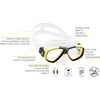 image:imageCressi First Dive Mask with Inclined Lenses for Scuba Diving  Optical Lenses Available  Focus Made in ItalyClearYellow