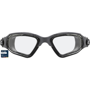 image:imageCRESSI Clear Eyes Swim Goggles  Soft Silicone Seal for Swimming Mask  AntiFog Water Goggles  Impact Resistant Swim GearBlackGrey