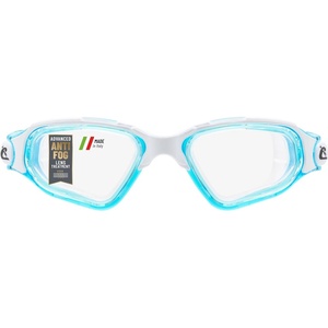 image:imageCRESSI Clear Eyes Swim Goggles  Soft Silicone Seal for Swimming Mask  AntiFog Water Goggles  Impact Resistant Swim GearWhiteAquamarine