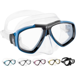 image:imageCressi First Dive Mask with Inclined Lenses for Scuba Diving  Optical Lenses Available  Focus Made in ItalyClearBlue