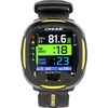 image:imageCRESSI Dive Watch Computer  Full Color LCD Screen Bluetooth Connectivity 3 Operating Modes Rechargeable Battery Da Vinci Designed in ItalyBlackYellow