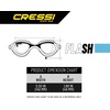 image:imageCressi Adult Comfortable Silicone Swimming Goggles for Indoor Pool and Outdoor Use  Flash Made in Italy