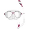 image:imageCressi Youth Kids Snorkeling Mask and Dry Snorkel Kit  Marea Jr amp Mini Dry Designed in ItalyClearPink