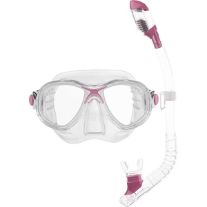 image:imageCressi Youth Kids Snorkeling Mask and Dry Snorkel Kit  Marea Jr amp Mini Dry Designed in ItalyClearPink
