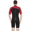 image:imageCressi Mens Full Front Zip Wetsuit for Swimming Snorkeling Scuba Diving  Thermal 2 mm Neoprene  Lido Designed in ItalyBlack  red