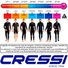 image:imageCressi Mens Full Front Zip Wetsuit for Swimming Snorkeling Scuba Diving  Thermal 2 mm Neoprene  Lido Designed in ItalyBlackBlue