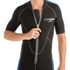image:imageCressi Mens Full Front Zip Wetsuit for Swimming Snorkeling Scuba Diving  Thermal 2 mm Neoprene  Lido Designed in ItalyBlackBlue