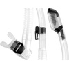 image:imageCressi Adult Diving Dry Snorkel with Splash Guard and Top Valve  Supernova Dry Designed in ItalyClearBlack D