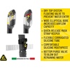 image:imageCressi Adult Diving Dry Snorkel with Splash Guard and Top Valve  Supernova Dry Designed in ItalyClearOld Red