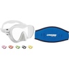 image:imageCressi F1 Frameless Diving Mask and Neoprene Mask Strap Cover Bundle