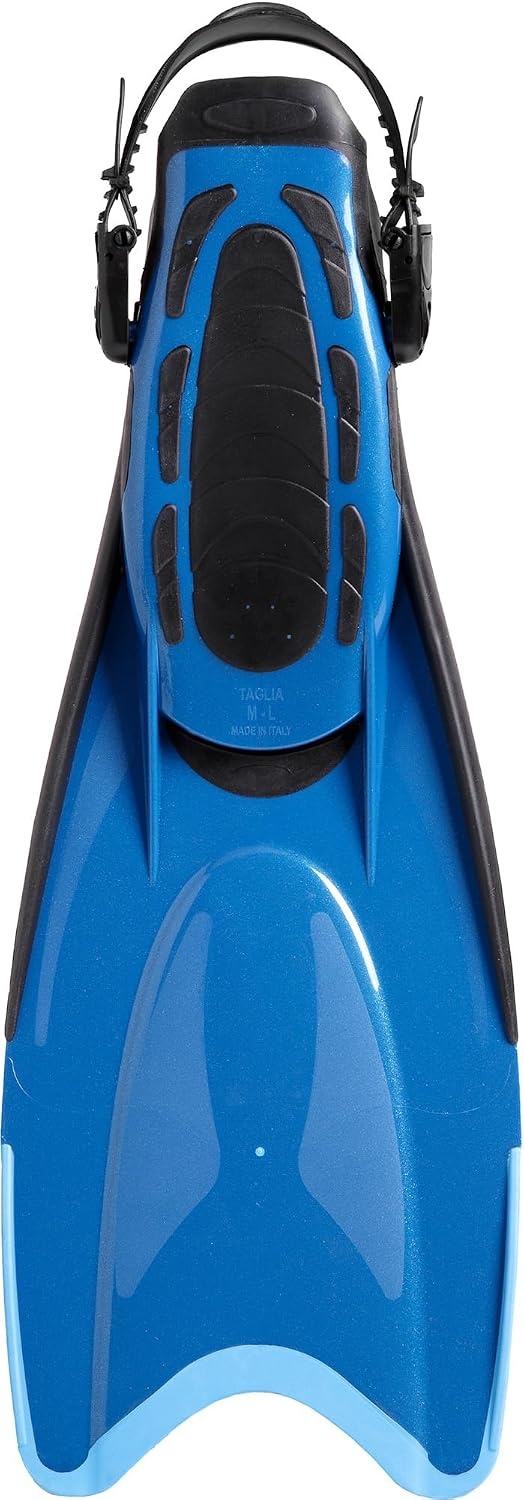image:imageCressi Snorkeling Fins Palau Adjustable Open Heel Travel Fins for AdultsMulti Colored