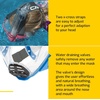 image:imageCressi Junior Snorkeling Kit for Kids Aged 6 to 12  Full Face Mask  Adjustable Fins  Lightweight Colorful Equipment  Baron Jr amp Rocks Set Designed in ItalyBlueWhite