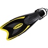 image:imageCressi Snorkeling Fins Palau Adjustable Open Heel Travel Fins for AdultsBlackYellow