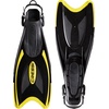 image:imageCressi Snorkeling Fins Palau Adjustable Open Heel Travel Fins for AdultsBlackYellow